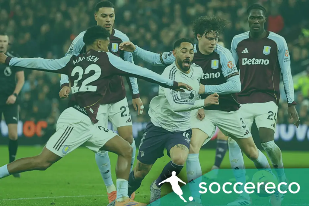 Brilliant goals from Rogers send Man United packing: Villa close in on the league leaders